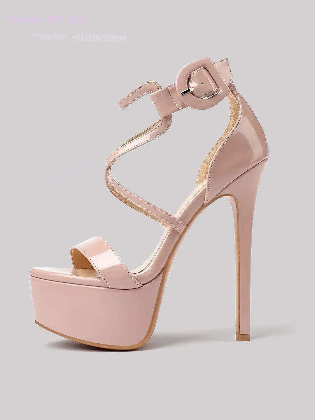 ليوبارد طباعة براون براءات الاختراع والجلود المفتوحة الكعب الفتيات منصة الصليب الجوف الأخضر لامعة أسود بسيط الجلود مضخة الأبيض خنجر