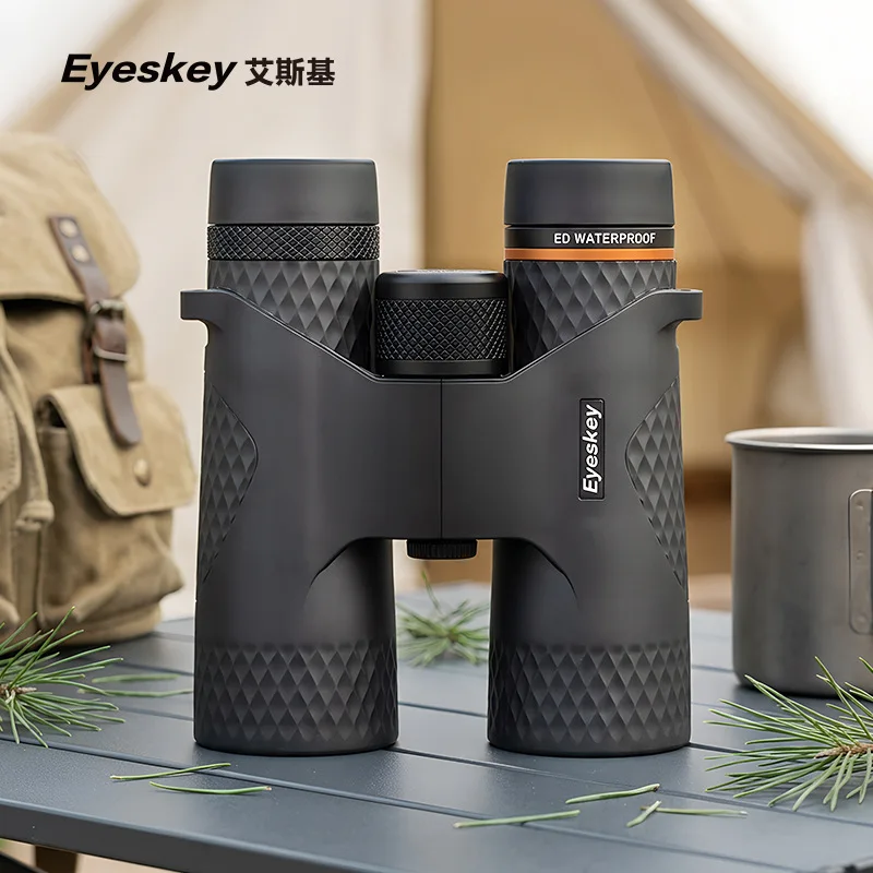 Flat Field ED Binoculars, High Power HD Professional Handheld Telescope for Bee & Wasp Finding, Bird Watching Outdoor Observatio