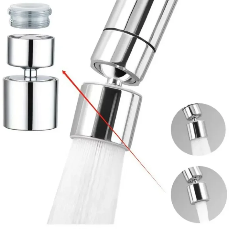 Kitchen Sink Filter To Prevent Splashing Water and Water Faucet Bubble Eliminator, Adjustable and Extendable for Rotation.