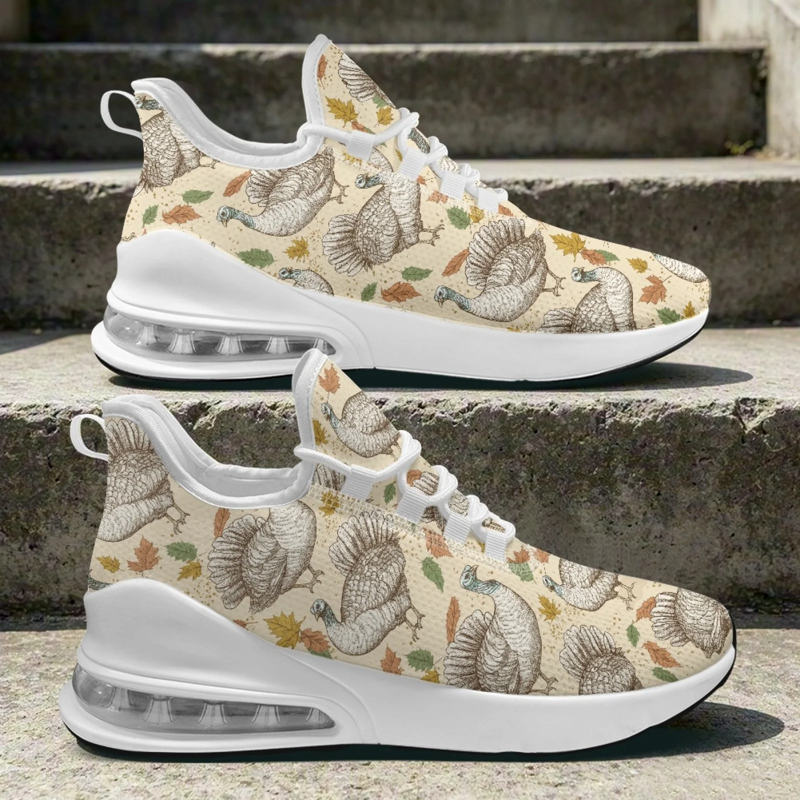 XIXIRIMIDO Thanksgiving Air Cushion Shoes for Woman Autumn/Winter 2026 Collection Shoes Women's Running Sneaker Festive Gifts