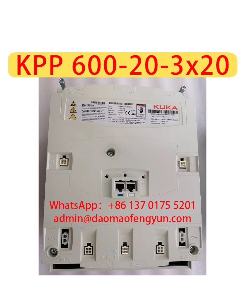 

KPP 600-20-3x20 Used Robot C4 Servo Drive Drive Controller Tested ok，Fast shipping，KPP 600 20 3x20