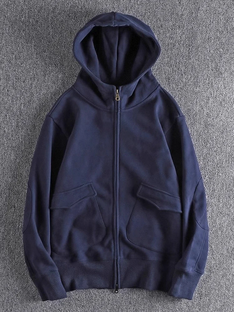 

Casual Men's Hoodie Spring Autumn Sle Versatile Comfortable Cotton Polyester Zipper Design Long Sve Warmth Young Men's F...