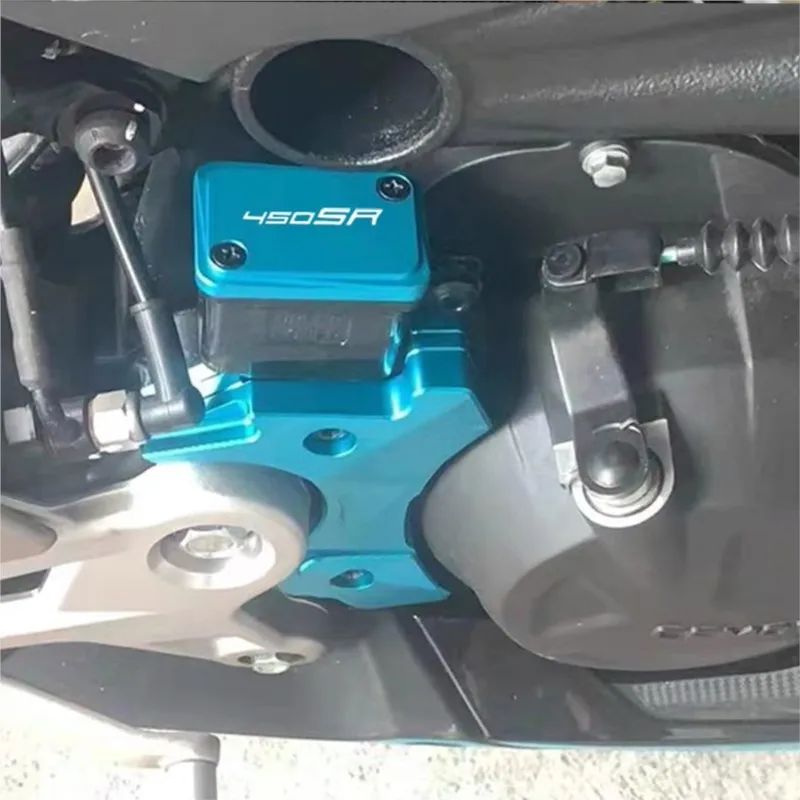 Алюминиевые крышки бачков тормозной жидкости для CFMOTO 450SR 2022-2024