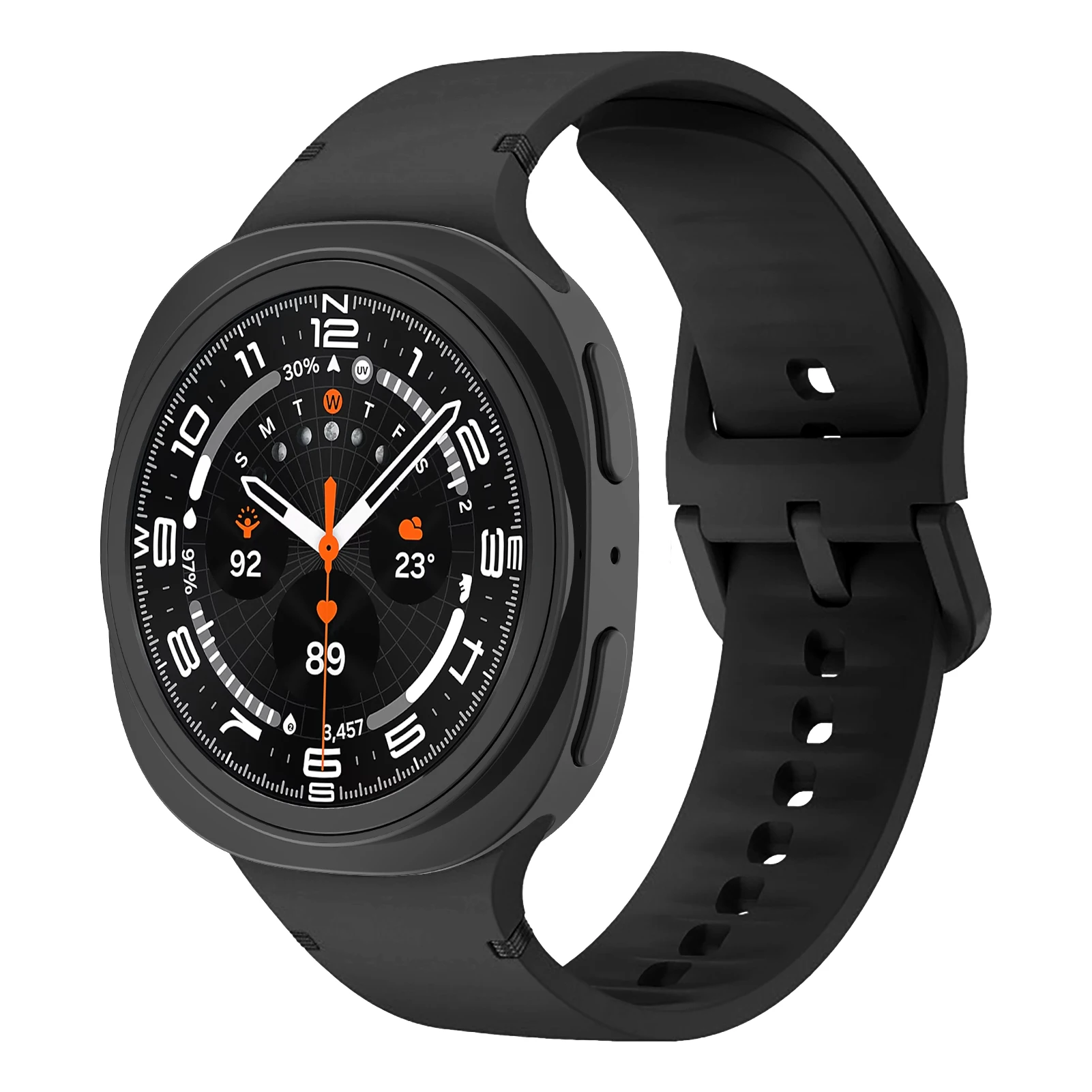 Silicone Band For Samsung Galaxy Watch 8 Strap 44mm 40mm Sport Loop Bracelet Watchband cCorrea Belt Galaxy Watch 8 classic 46mm