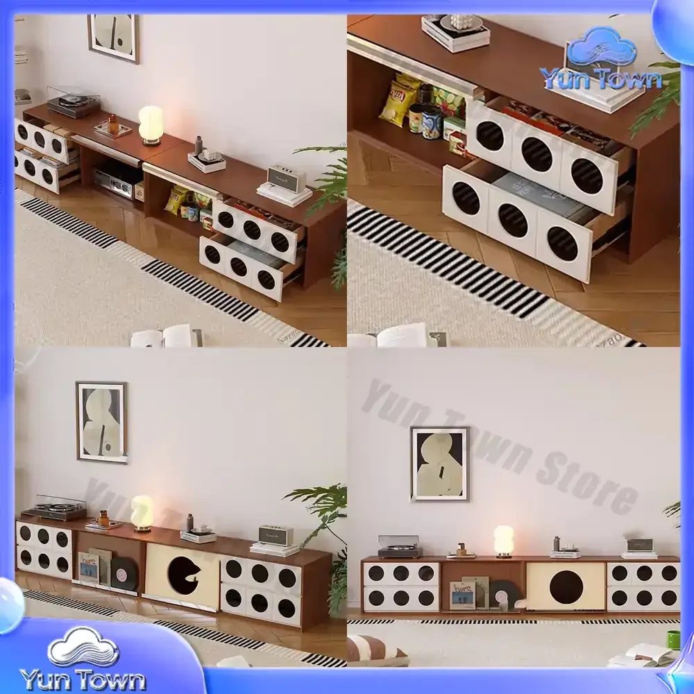 Beauty Modern Tv Stand Elegant Nordic on Ground with Drawers Tv Stand Retro Trendy Mobiletto Porta Tv Living Room Furniture