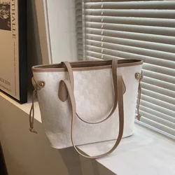 Nowa torba damska o dużej pojemności, luksusowy design, modna torba damska w jednolitym kolorze, torba crossbody, torebka, torba na ramię