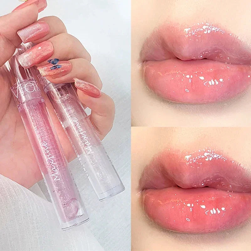 High Gloss Hidratante Lip Gloss, Nutritivo Lip Gloss, Reduzir Lips Lines, Plumping Soro, Lip Oil Care, Beleza