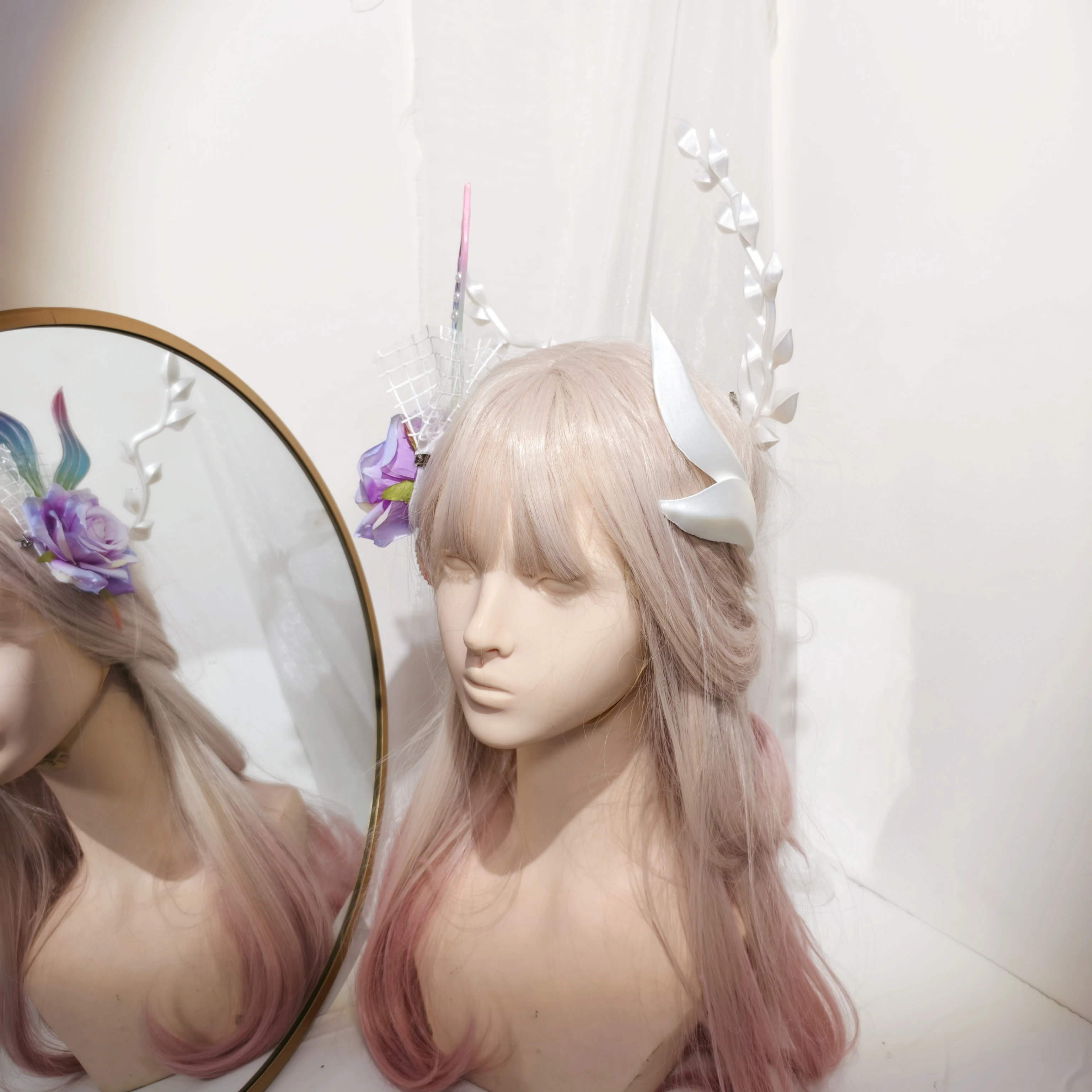 Game Honkai: Star Rail Cyrene Cosplay Prop Headwear Ripples of Past Reverie Halo Props For Hallowmas Party Adult Women Men