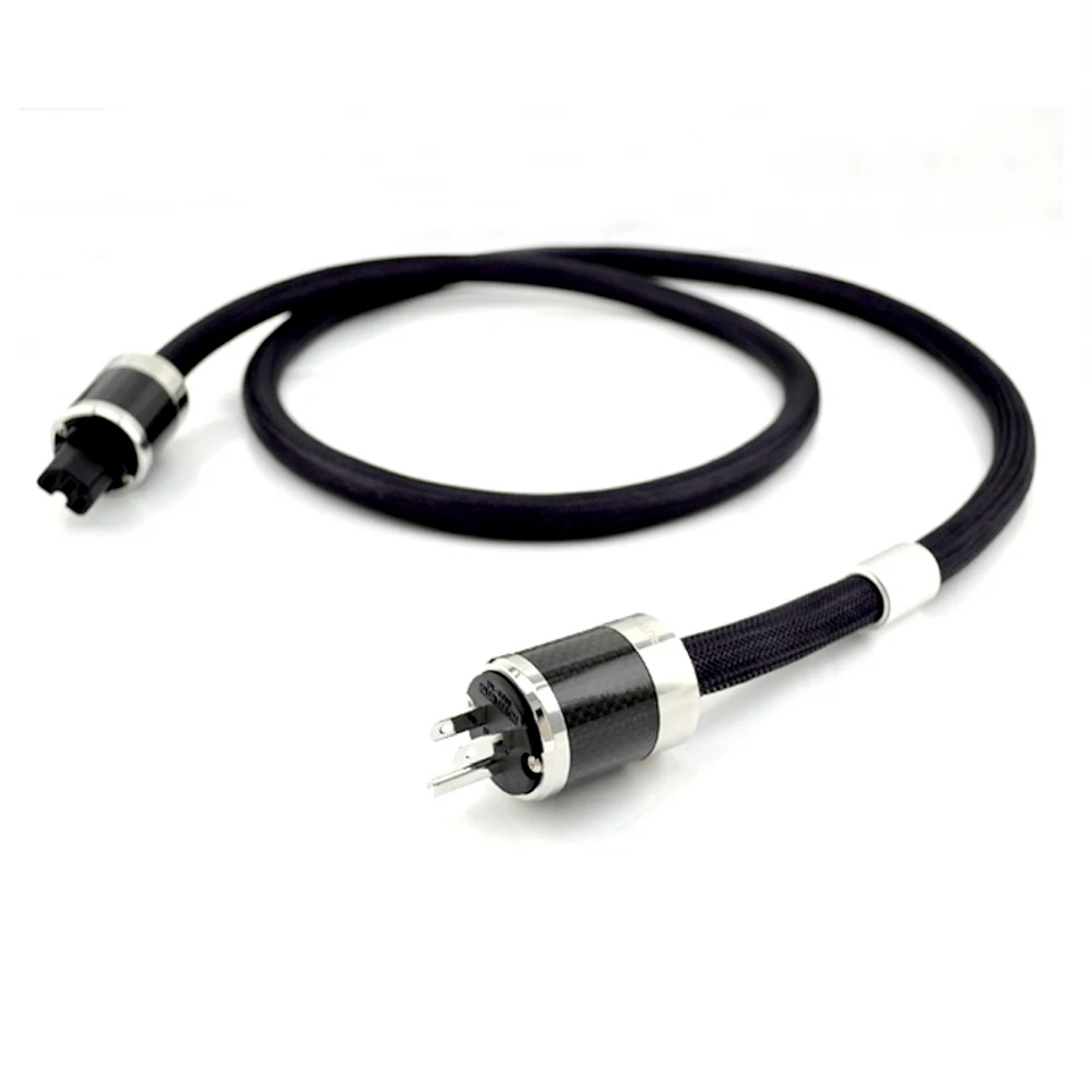 HiFi High End furukawa Alpha PS-950-18  Audio Cord Rhodium carbon fiber fever AC power cable US plug EU Version