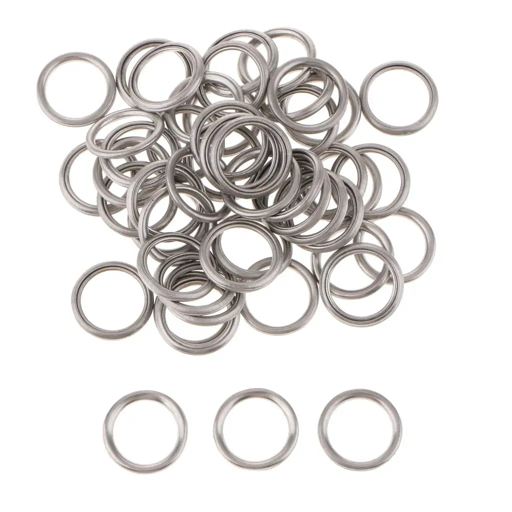 50 Pieces Oil Drain Plug Washer Gaskets MD050317 Fits for Mitsubishi V5 V6