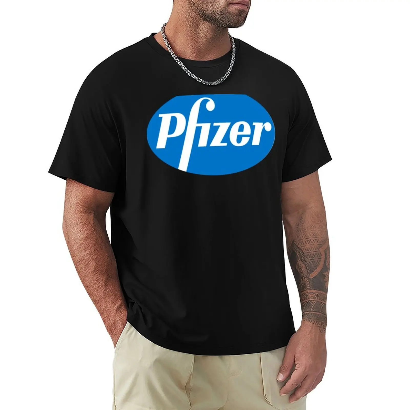 Pfizer Logo Classic T-Shirt shirts graphic customs animal prinfor boys compression shirt men