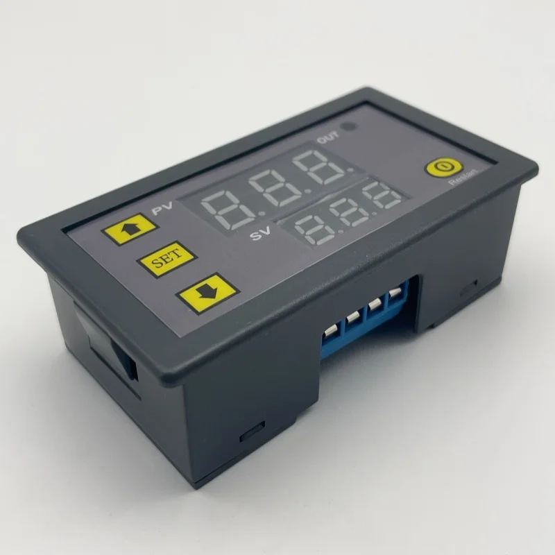 T3230 12V 24V 220VDigital Time Delay Relay Dual LED Display Cycle Timer Control Switch Adjustable Timing Relay Time Delay Switch