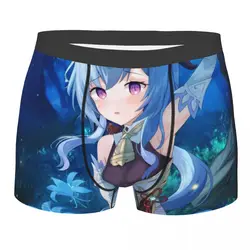 Custom Genshin Impact Anime Game Boxer Shorts For Homme 3D Printed Male Kawaii Ganyu Underwear Panties Briefs Soft Underpants