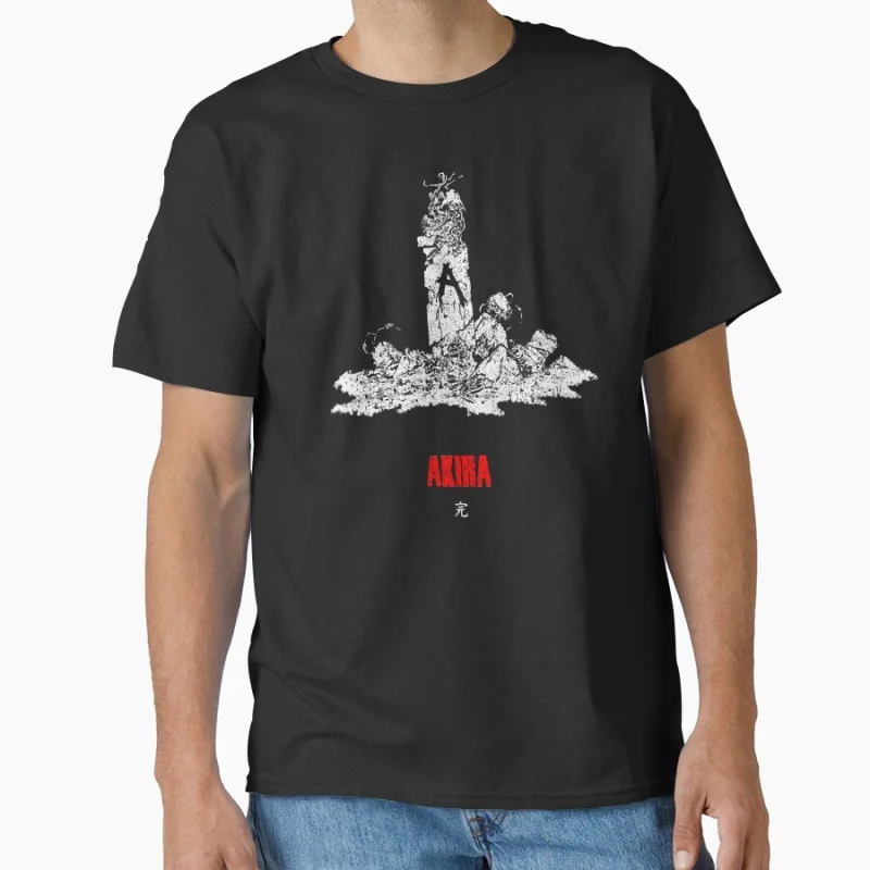 

Neo Tokyo Shrine Explosion Akira 80s Cyberpunk Anime T shirt Large size Tops Manga Graphic Print Y2k Clothes Cartoon Tee