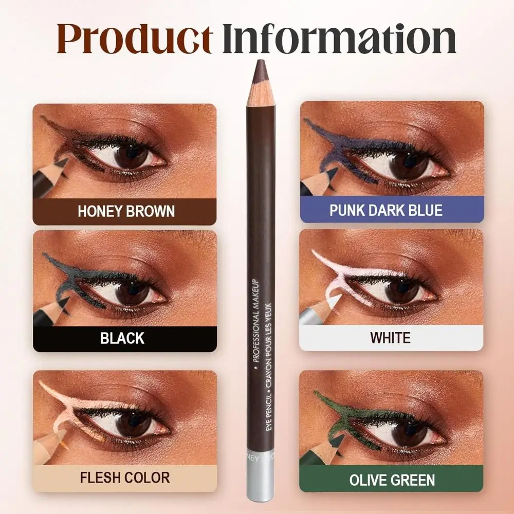 New Smudgeproof Eyebrow Pencil Waterproof Natural Eyebrow Pen Easy Coloring Long-Lasting Brow Enhancer