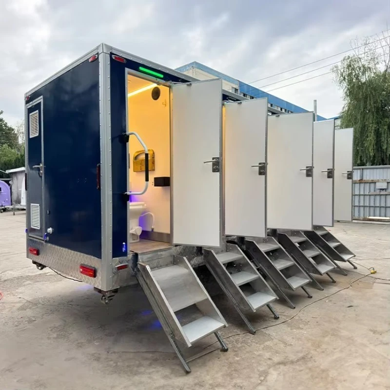 Mobile Restroom Cabin Practical Mobile Washrooms Restroom Trailers Portable Toilet Mobile Toilet Trailer