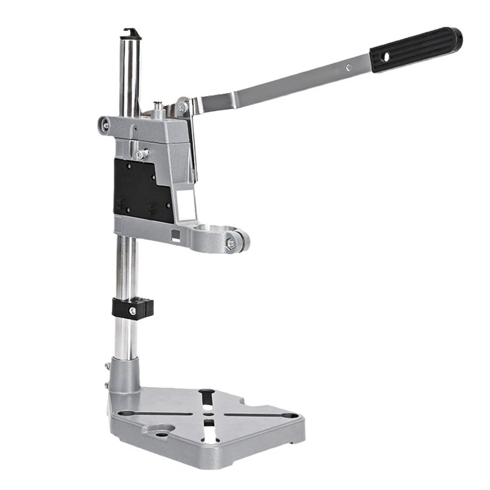 Aluminum Bench Drill Stand Single-Head Electric Drill Base Frame Drill Holder Power Grinder Accessories For Woodwork