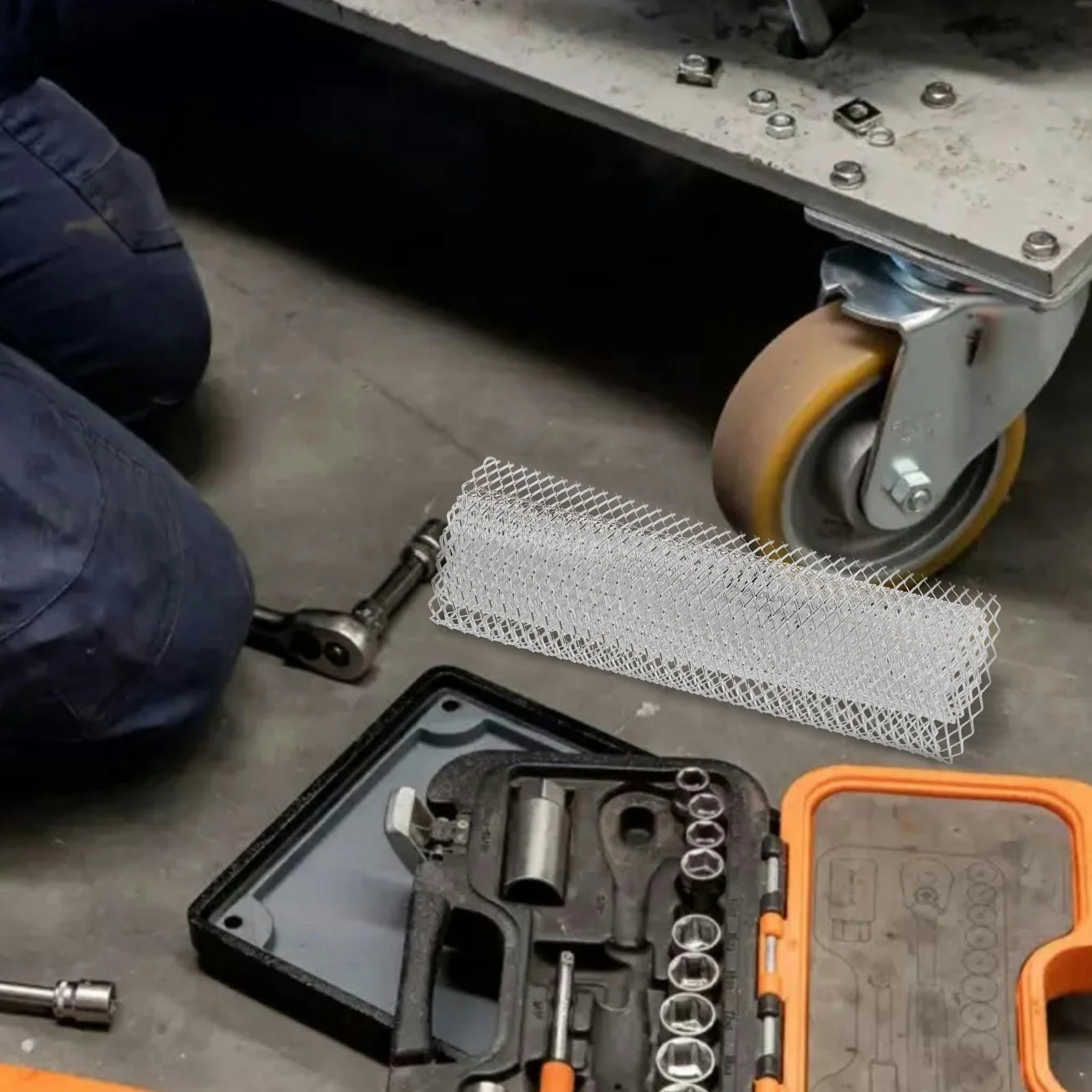 

Aluminum Alloy Mesh Grille Insert Universal Fit For Car Truck Rv Front Bumper Grill Automotive Engine Part Accessory