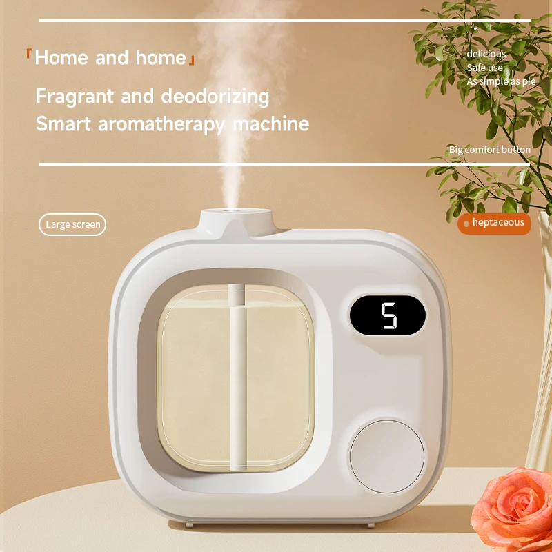 Smart Aroma Diffuser Humidifier Suitable for Essential Oil Perfumes USB Rechargeable 5 Level Adjustable Timer Indoor Freshener