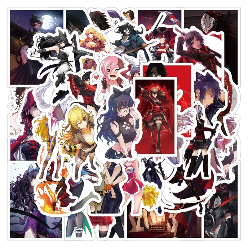 50/30/10PCS Popular Anime Peripheral Graffiti Stickers Popular Water Cup Luggage Notebook Waterproof Stickers Novelty Stationery