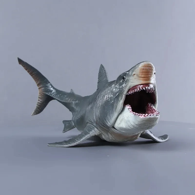 Simulation Sea Life Megalodon Whale Shark Model Action Figure PVC Ocean Marine Animal Educational Collection Toy Kid Home Decor