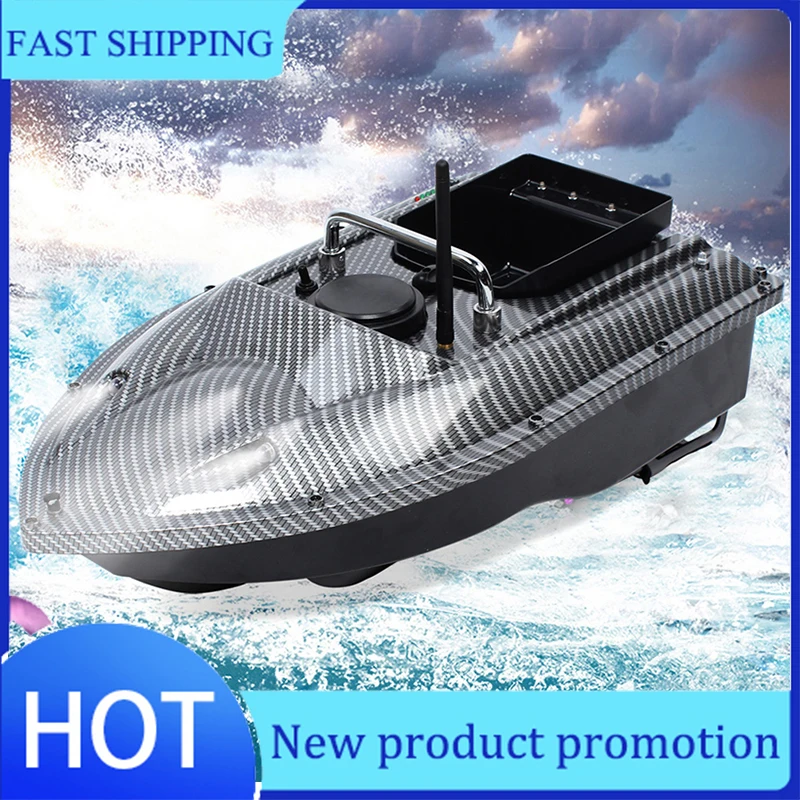 500m Feed Boat GPS Automatic Return Fishing Bait Boat 1.5KG Loading Wireless Single Hand Control Fishing Tools