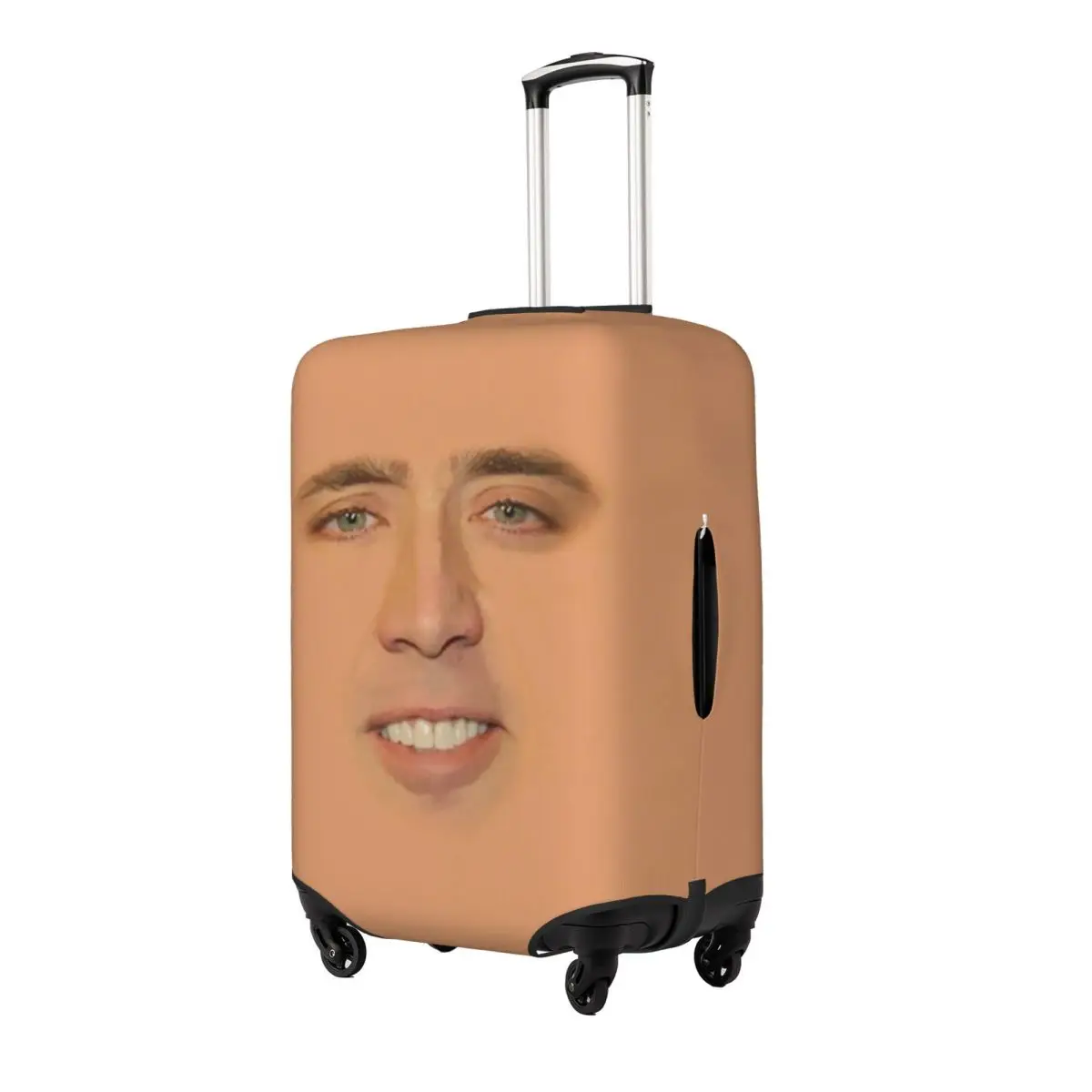 

Nicolas Cage Full Face Suitcase Cover Protection Elastic Travel Luggage Protector Covers for 18-32 Inch