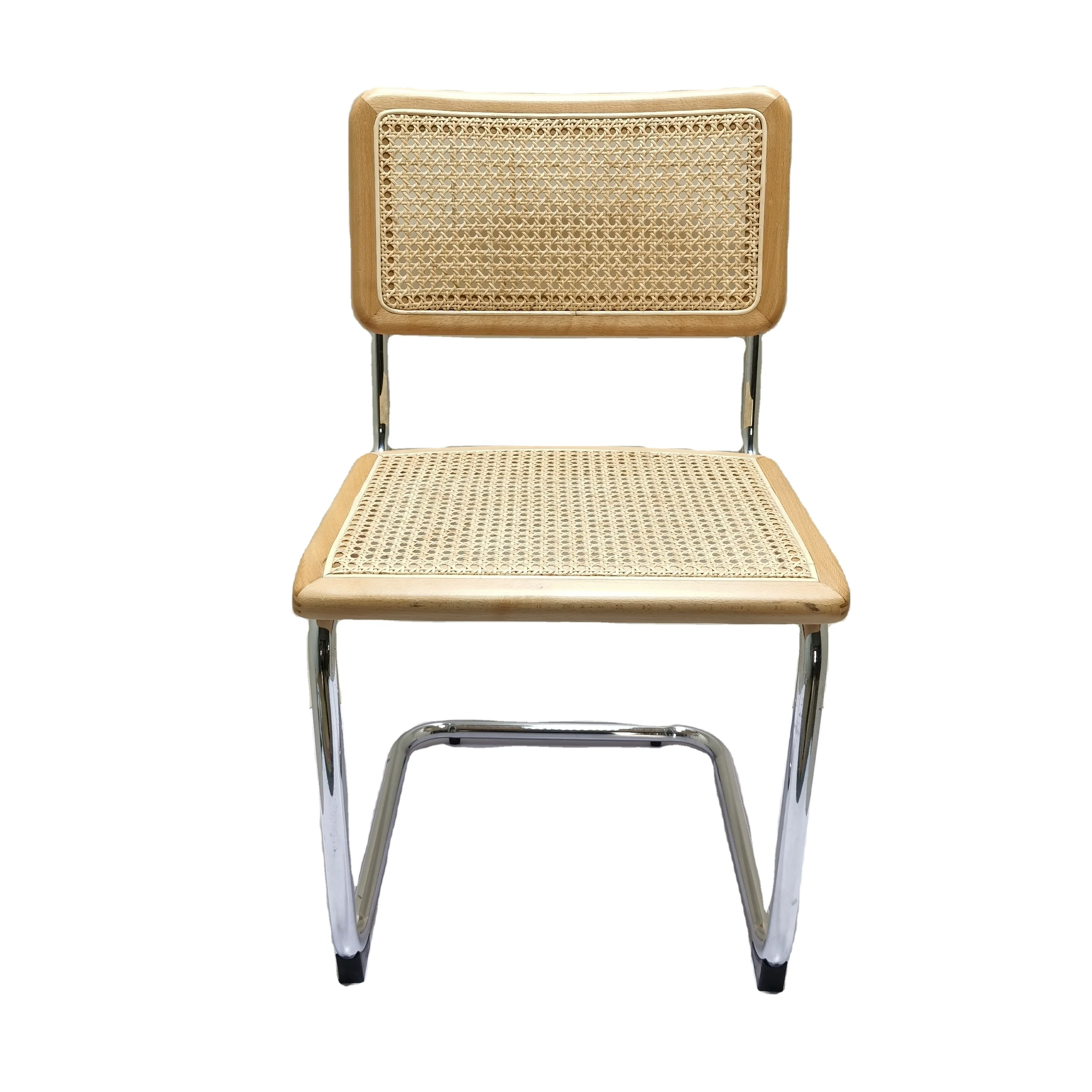 

Custom Modern French Wooden Furniture General Use Outdoor Rattan Dinner Chairs Cane Dining Chair