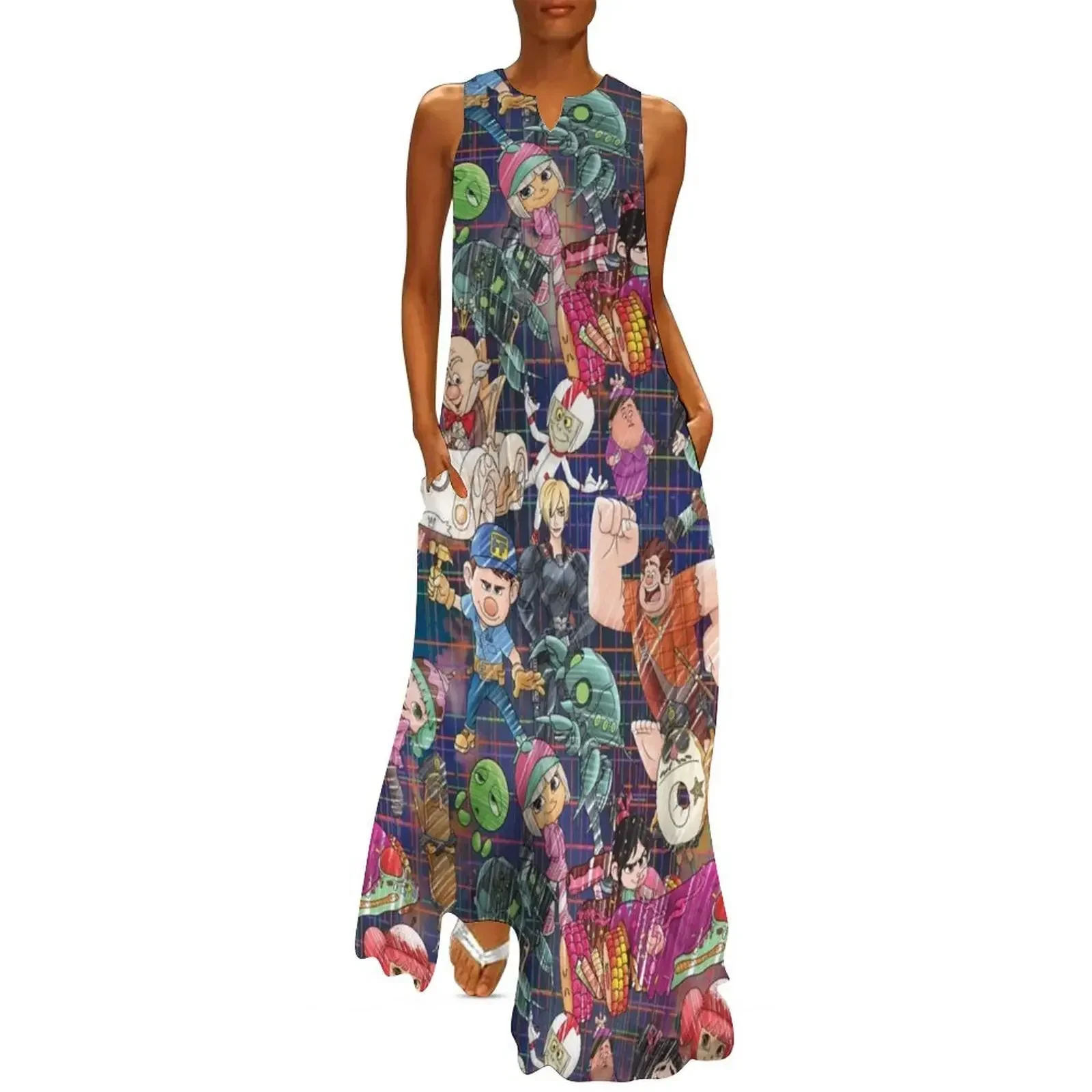 

Wreck It Ralph Sketched Long Dress long dress women cute dress summer for women 2025