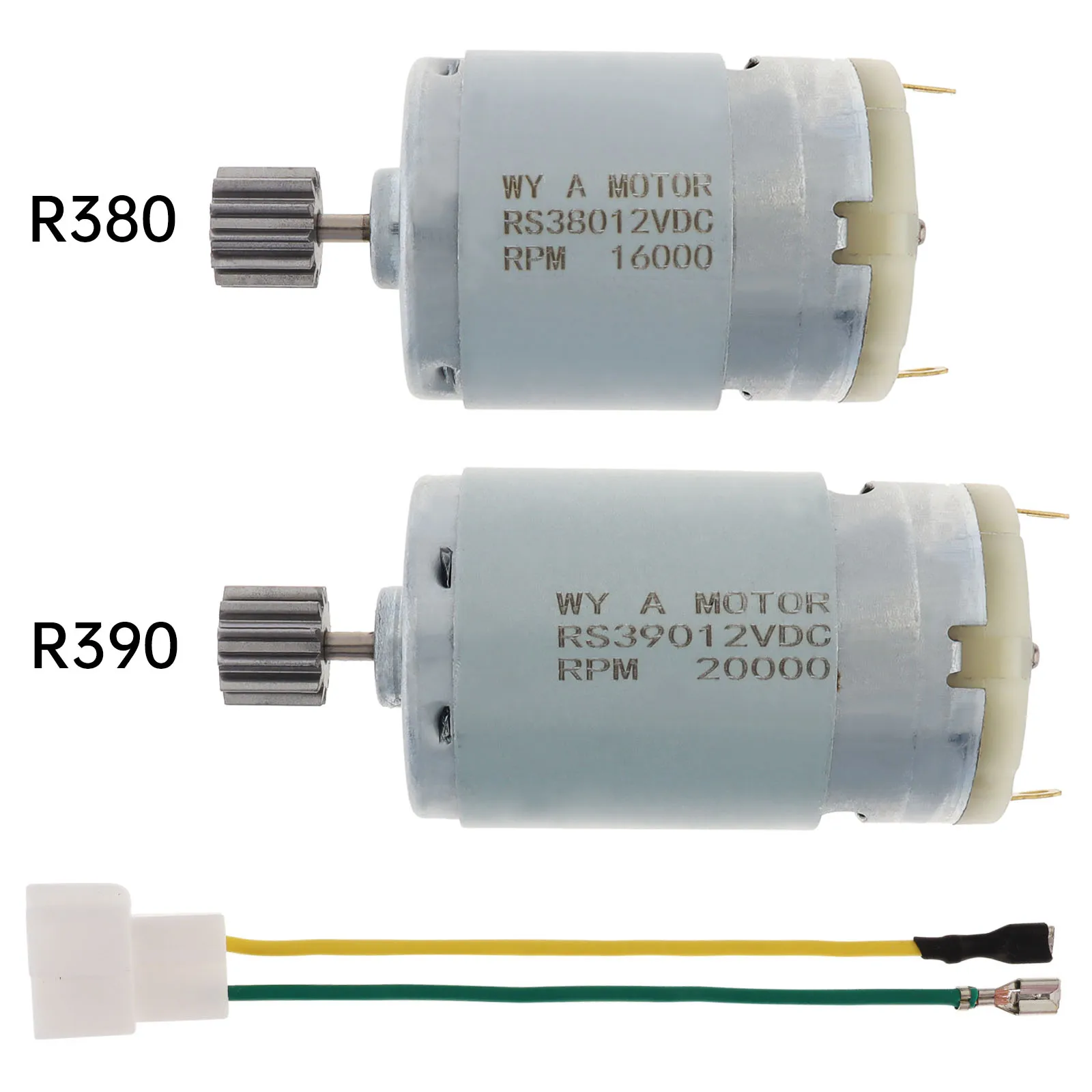 1pc R390/380 12 Teeth DC Motor 6/12V 12000-20000RPM Kids Ride On Toys Car Motor High Speed Electric Motor for Remote Control Car