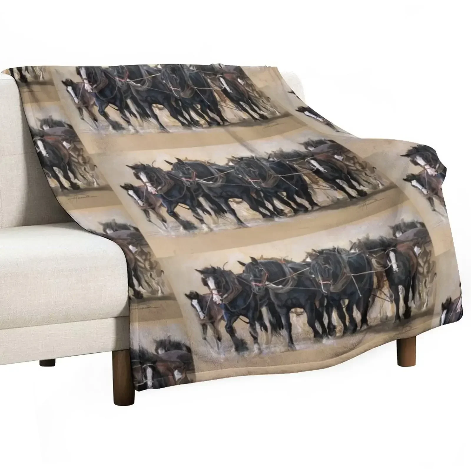 Power and grace Throw Blanket for sofa valentine gift ideas Blankets