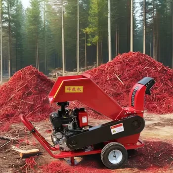 

2025Wood Chip Log Making Machine Wood Shredder Garden Leaf Shredder