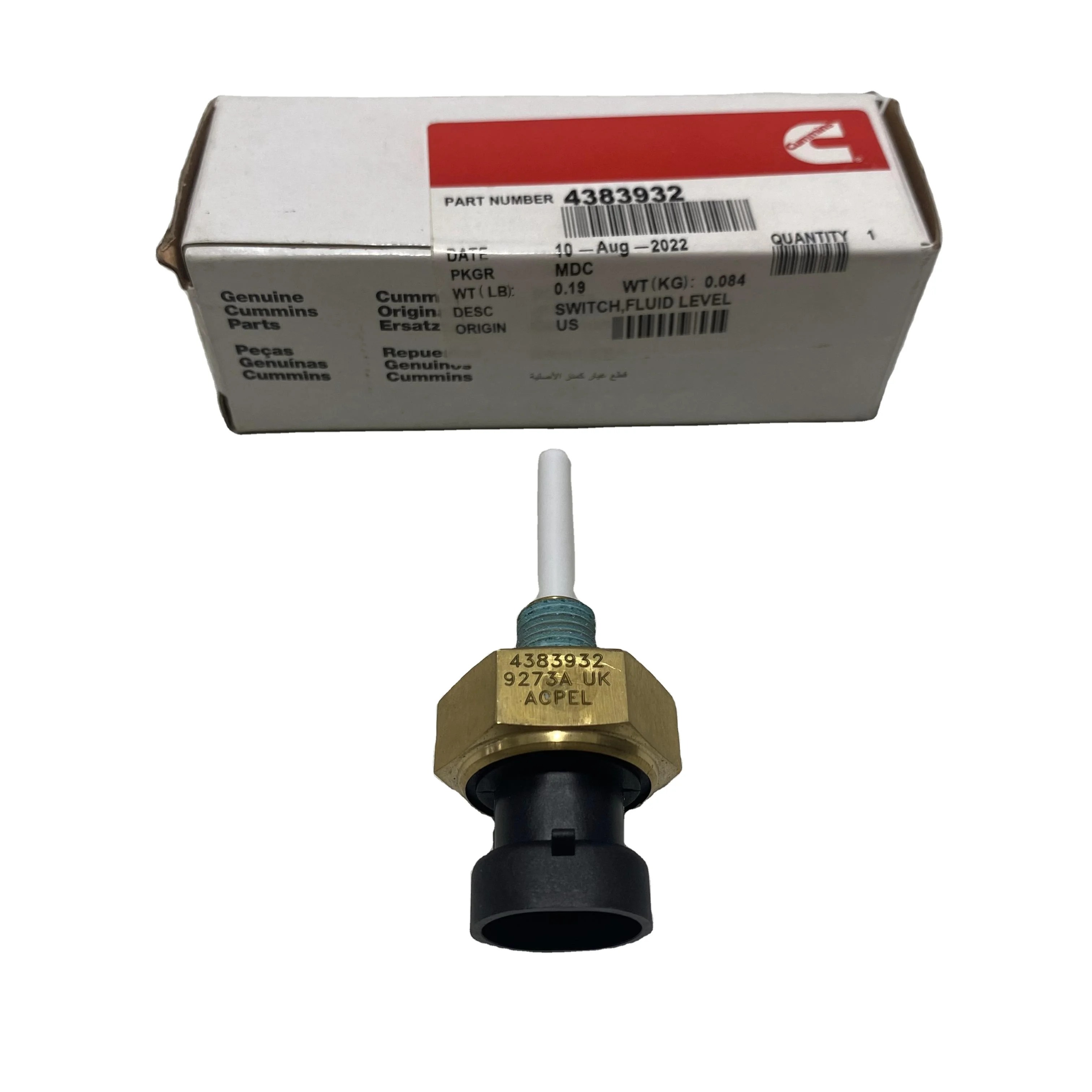 

Original Cummins Engine 4903489 Cummins X15 Fluid Level 4383932 Switch Sensor