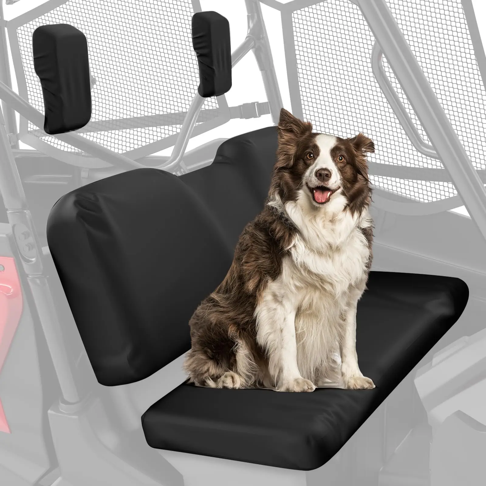 

Seat Covers Compatible with Pioneer 1000 1000-5(Front Seat Only), Water-Resistance Fabric, Protection Accessories (Black)