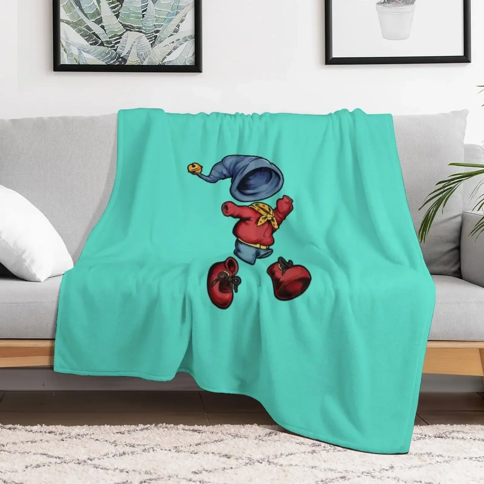

Noddy Throw Blanket Baby Multi-Purpose Decorative Beds Flannels Blankets