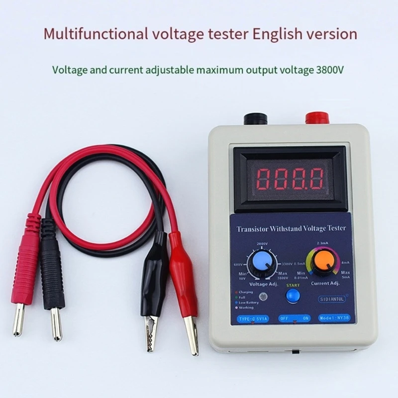 Large IGBT Tester Device 0-3800V Adjustable Electronic Component Multifunctional MOS Triode LED Testing Tool