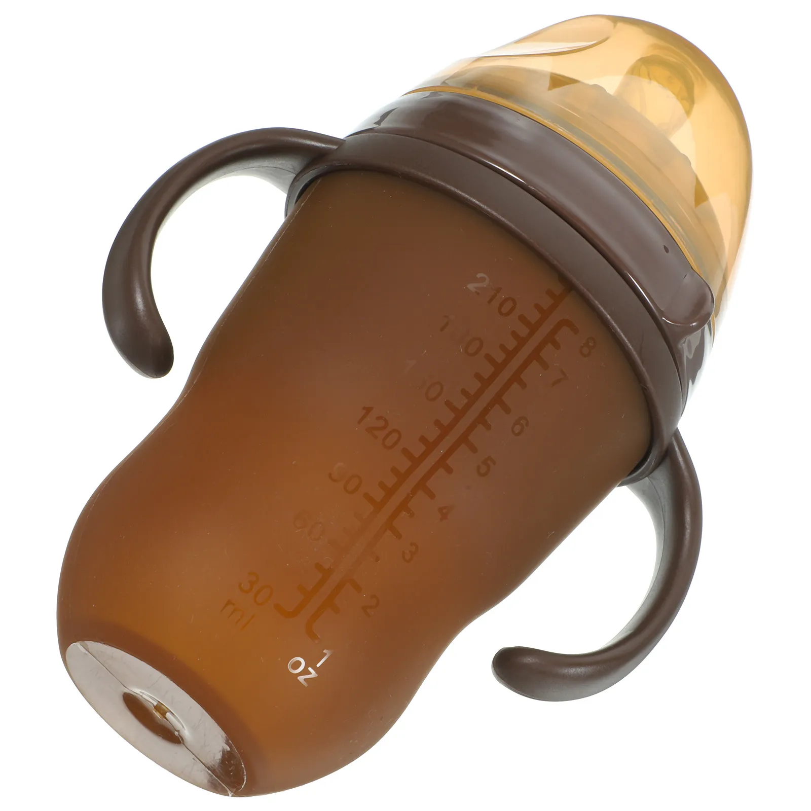 

Силиконовая бутылочка для кормления новорожденных, 1 шт., с широким горлышком, система против колик, легко моется, портативная, легкая