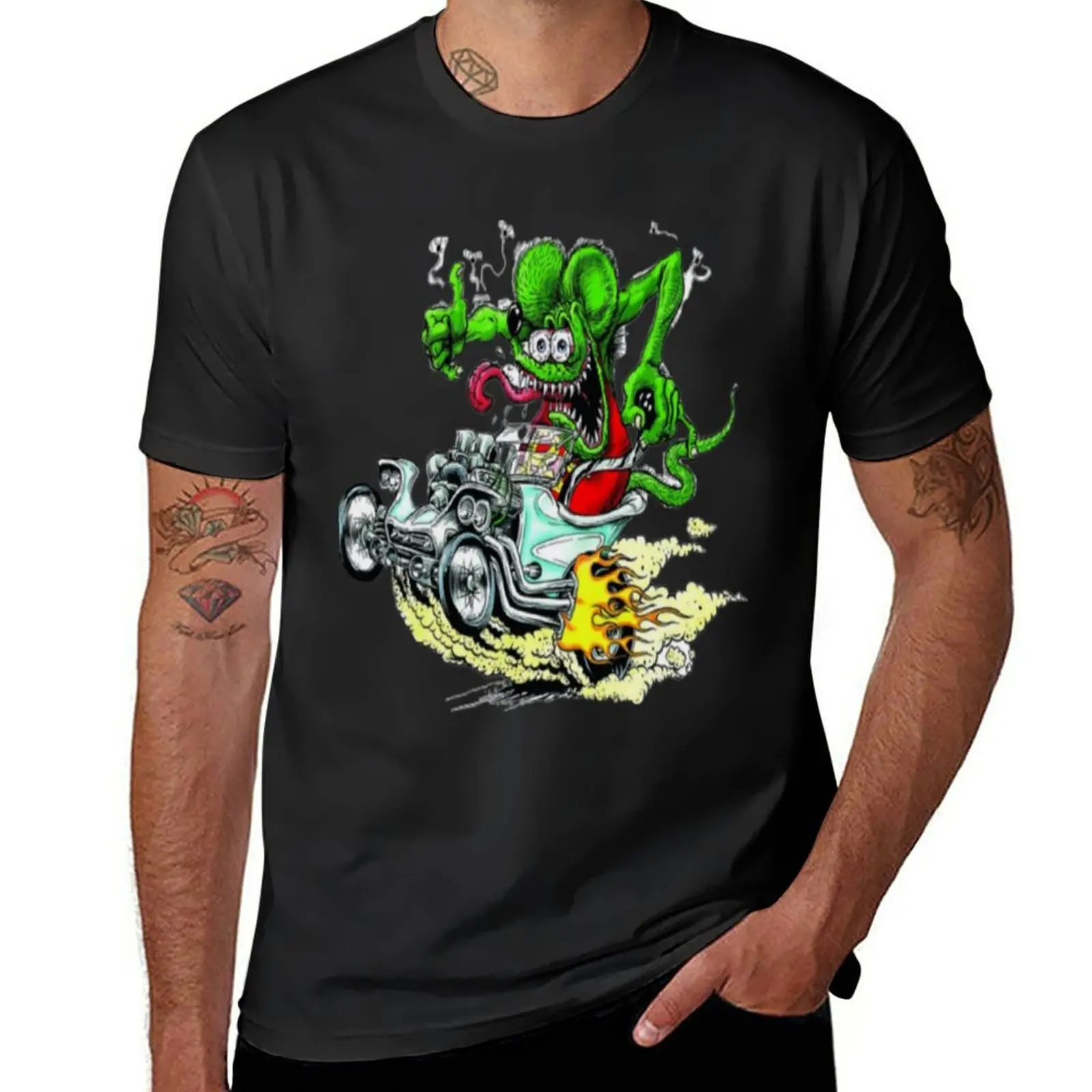 

New 1 - Rat fink ratfink T-Shirt quick drying t-shirt heavyweight t shirts Oversized t-shirt mens t shirts pack