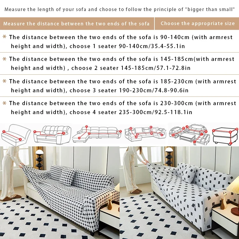 Elastische Sofa Schon bezüge moderne Plüsch Sofa bezug für Wohnzimmer Schnitte cke L-Form Stuhls chutz Couch 1/2/Sitzer