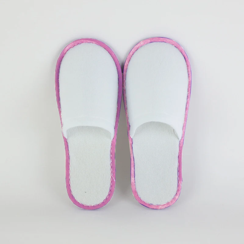 Lot Hotel Slippers Brushed Plush Closed-toe Disposable Slippers for Men and Women Suitable for Families Guest Hotel Travel