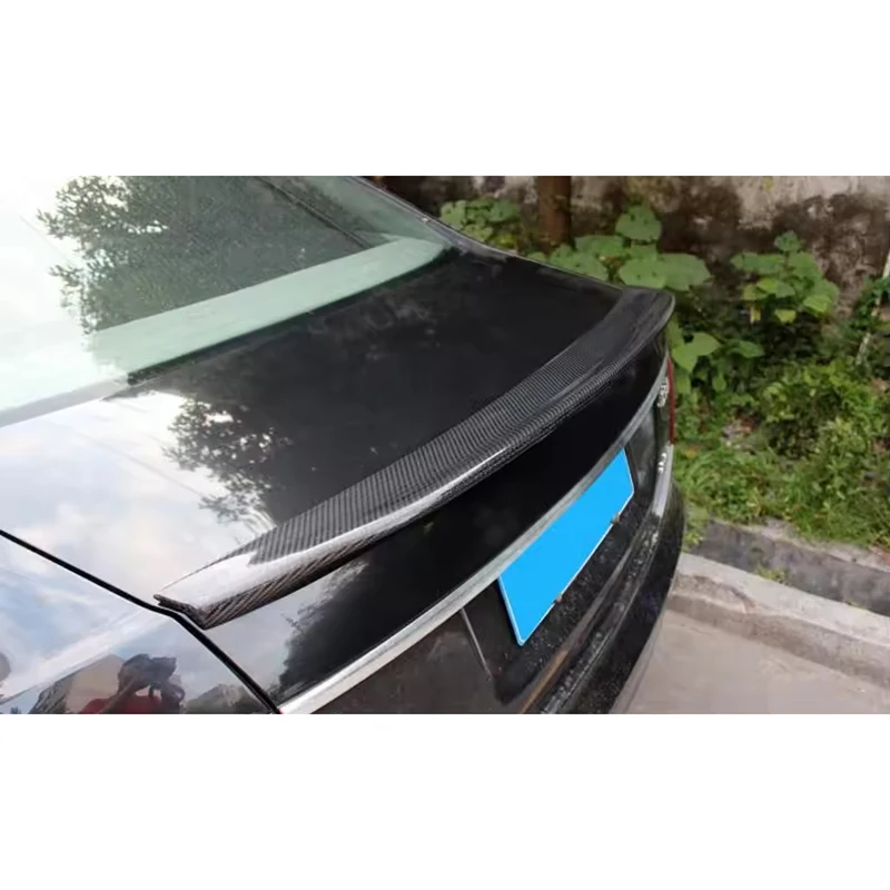 A6 C6 Carbon Fiber Fibre Rear Trunk Spoiler Wing Fit for audi A6 C6 2005-2011 Ture Factory Fitment