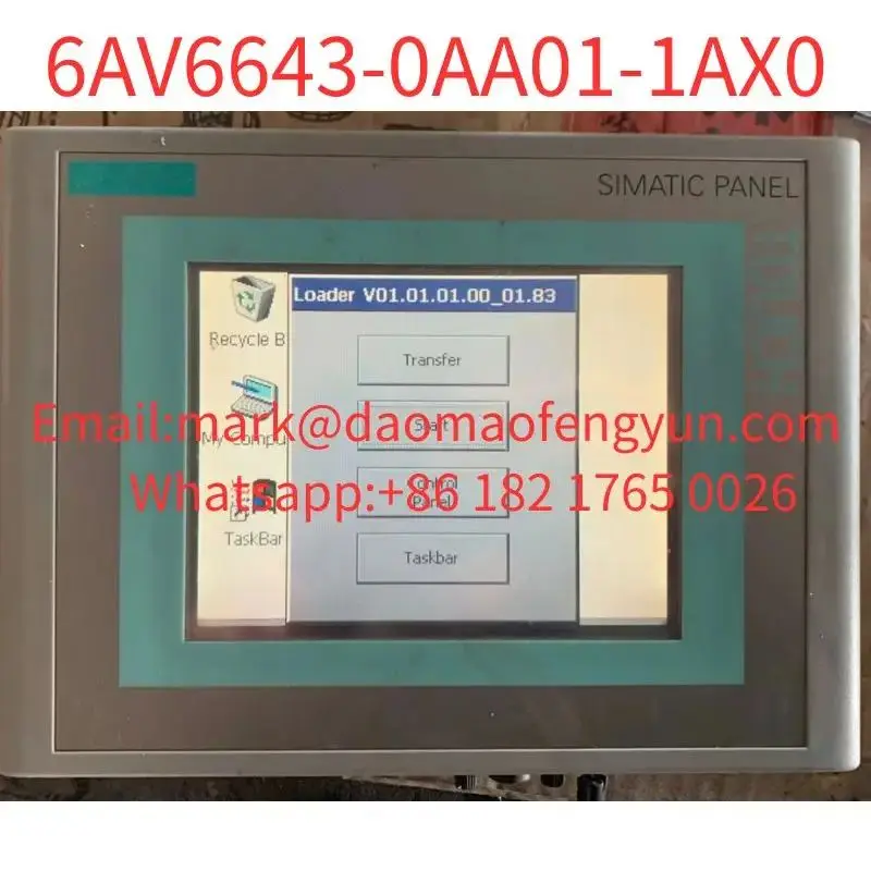 6AV6643-0AA01-1AX0 Used SIMATIC TP 277 6