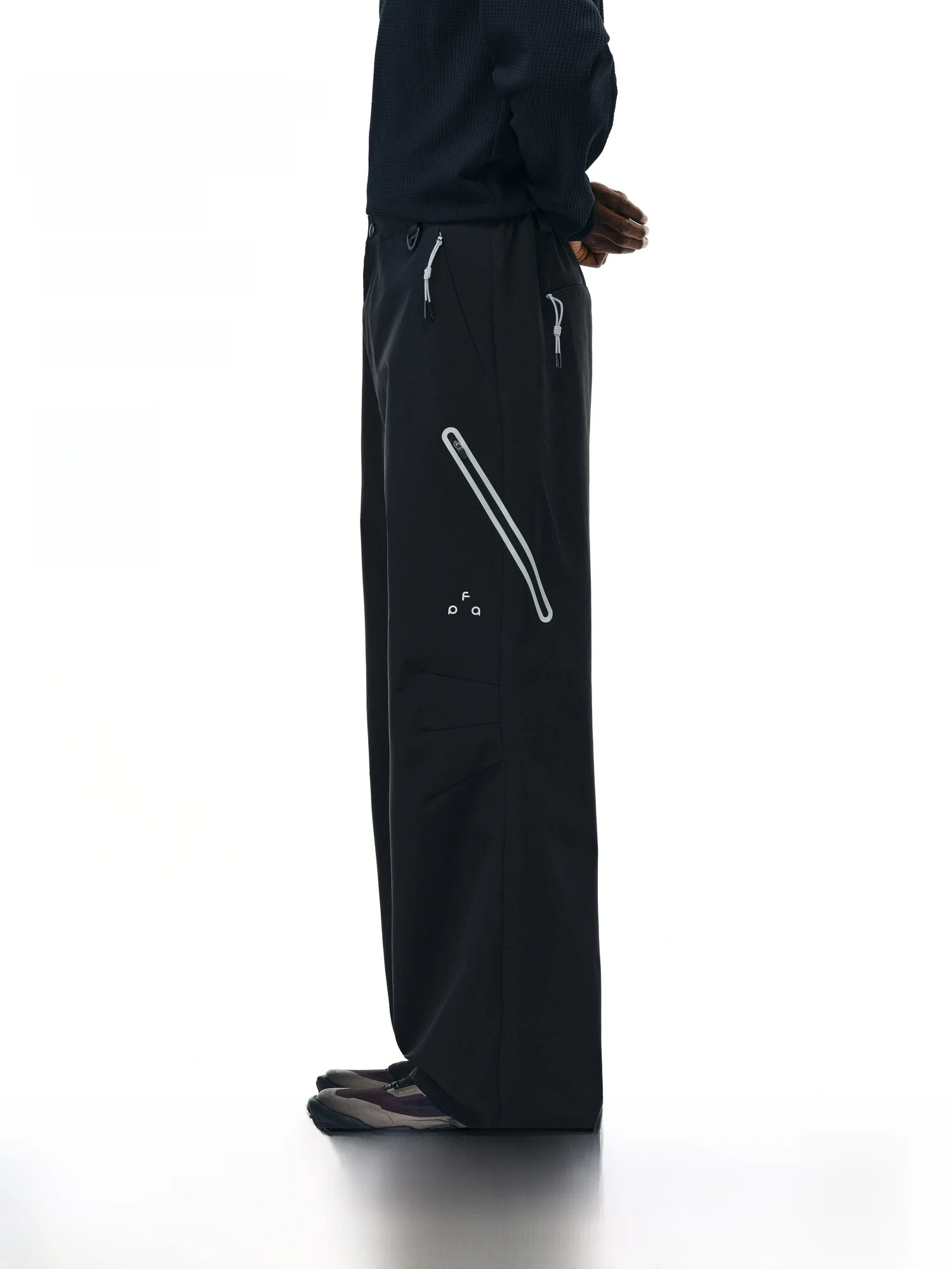 

FPA Outdoor Special Fluorine Dragon Tee-Proof Reflective Zipper Breathable Hiking Pants Bla Spor Casual Straight Leg Tr...