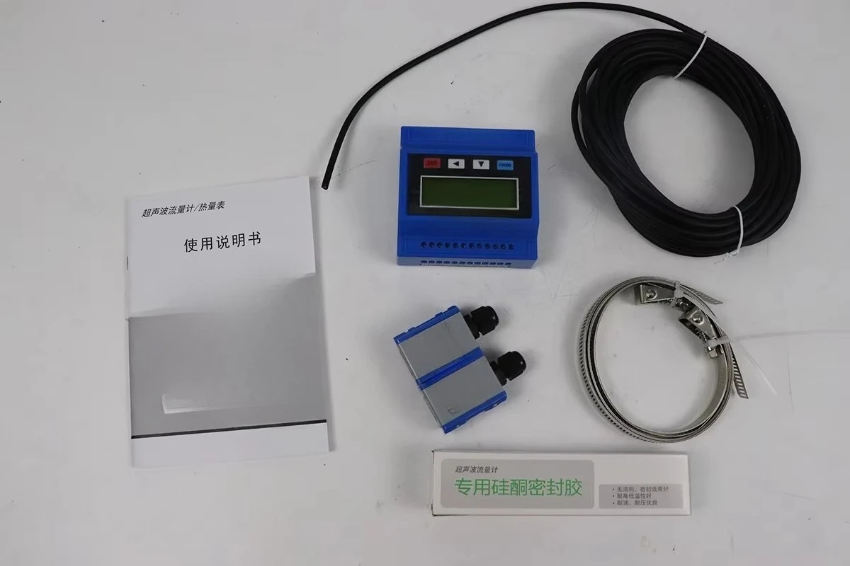 Rs485 Wifi Pitot Tube Fuel Water Module Ultrasonic Flow Meter 4-20maPortable Rail Type Liquid Modular Ultrasonic Flow Meter