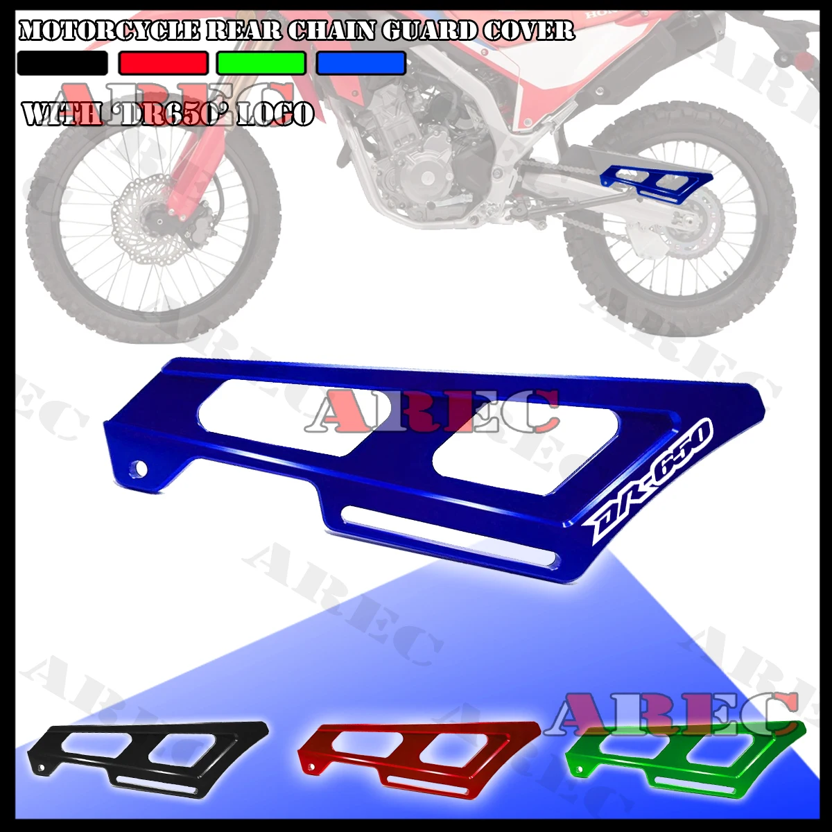 

DR650 логотип мотоцикла с ЧПУ, защита цепи, задний маятник, верхняя крышка для SUZUKI DR650 650S 65SE 650SES 650SER 1996-2022
