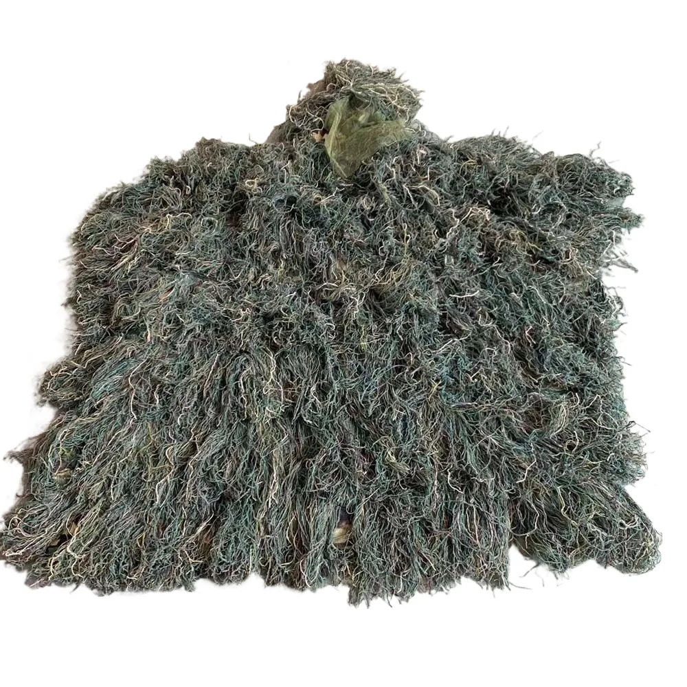 Adult Outdoor Hunting Cloak Ghillie Suit Photography Clothes Ghillie Clothes Camouflage Hunter Jungle Hunting Poncho