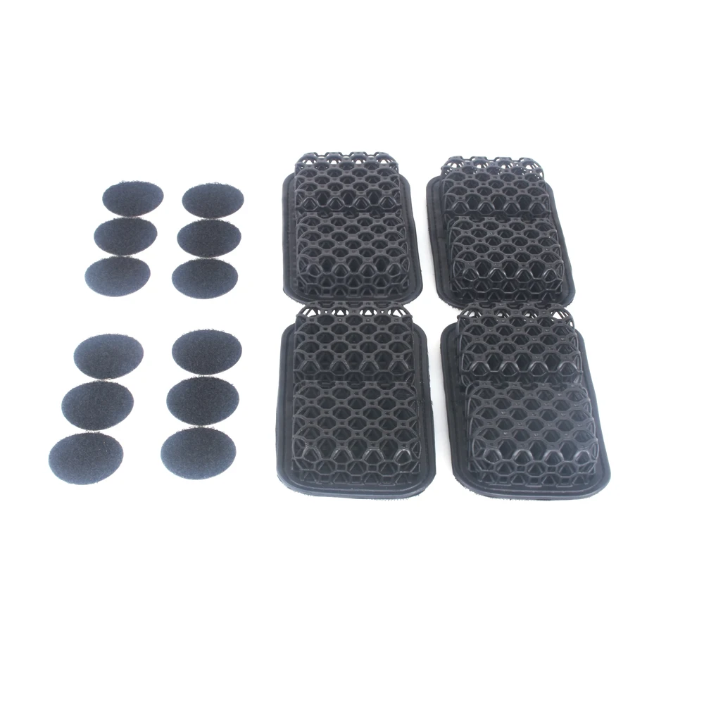 Breathable Pressure Relief Pad, Honeycomb Shock-Absorbing Non-Slip Pad for Tactical Vests & Backpack Shoulder Straps
