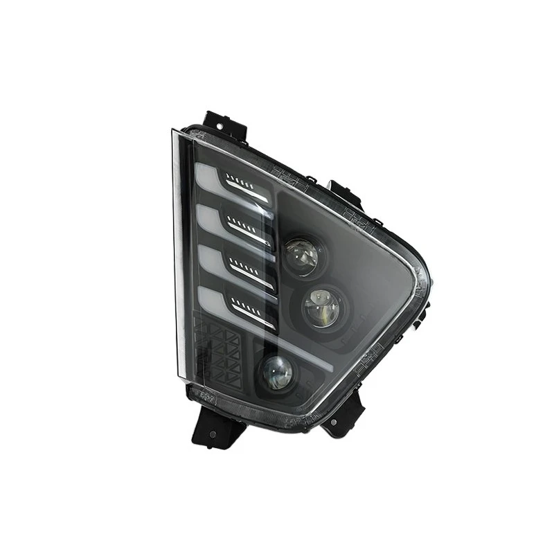 Suitable for Auman Galaxy Headlight Assembly Super Bright LED Modified 3 Lens Star Radiance Star Wing EST Headlight