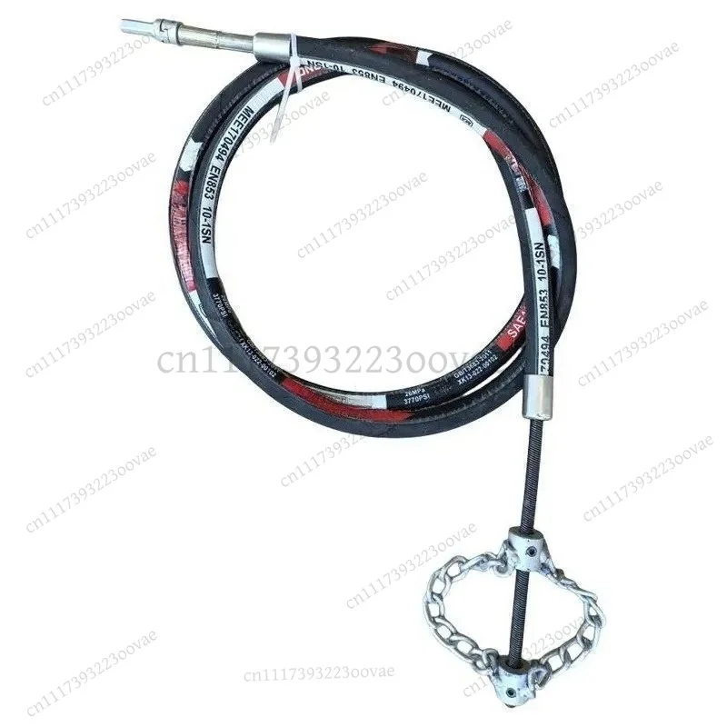 LF-Upgraded Electric Drill Sewer Dredging Tool, Flexible High Pressure Pipe Drain Cleaner for Oil & Hard Blockage