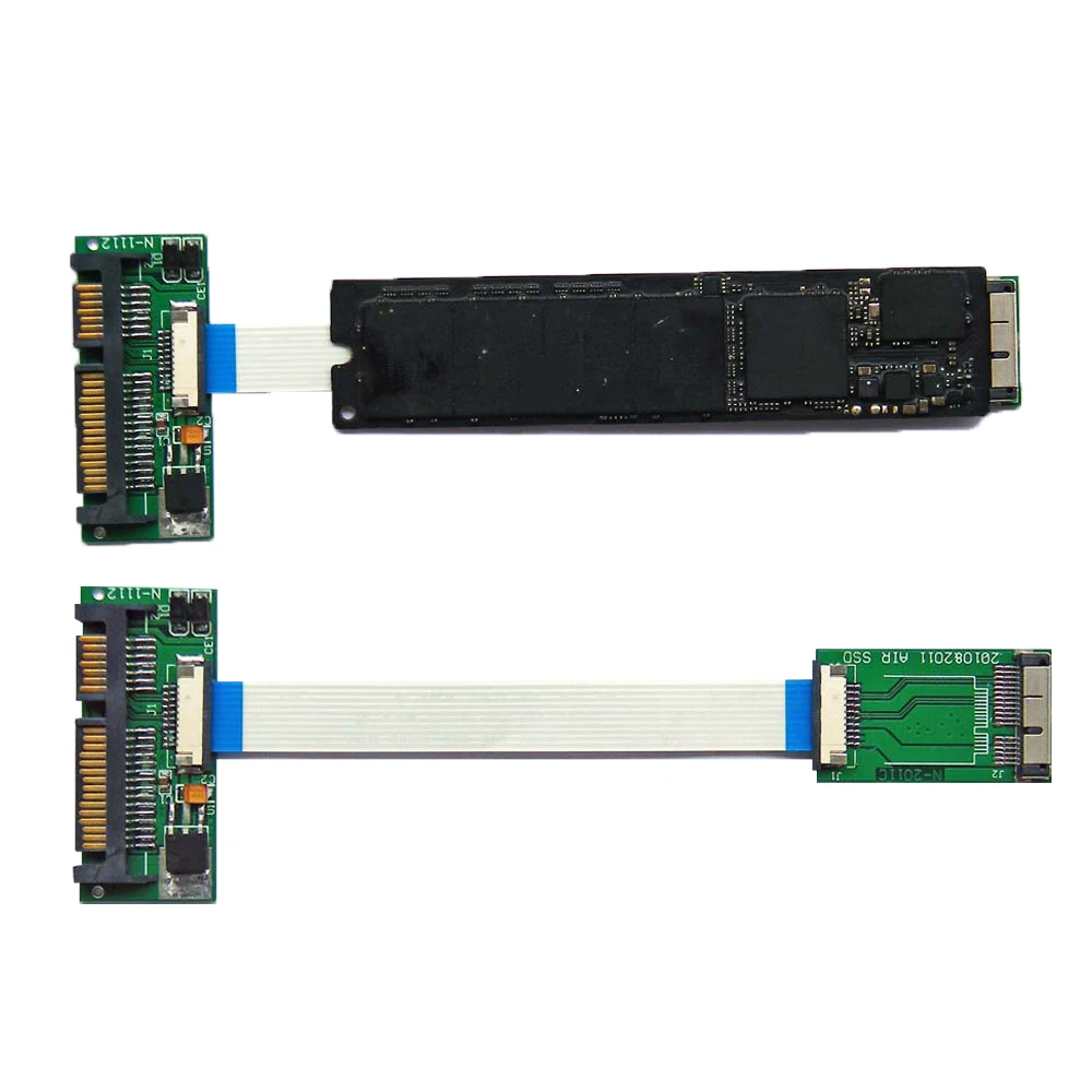 Apple Laptop Air SSD Split Adapter Card dla A1369 A1370 MC969 MC968 MC965 Kompatybilny z modelami 2010/2011